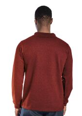SafeSawa Regular Polo Sweatshirt Bordo