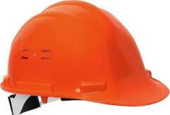 Essafe GE 1548 Havalandırmalı Kulaklık Takılabilir Sürgülü Baret  Turuncu