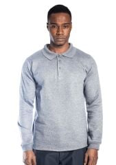 SafeSawa Regular Polo Sweatshirt Gri