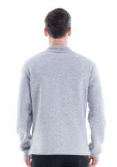SafeSawa Elegans Polo Yaka Sweatshirt Gri