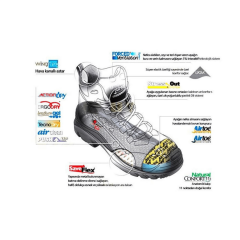 U-Power Brezza S1P SRC Kompozit Burun Spor İş Ayakkabısı