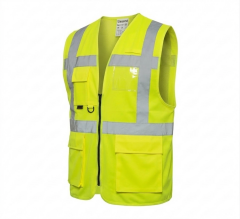 Uniwest UW-111 Reflektörlü Yönetici Mühendis Yeleği Sarı 125 Gr