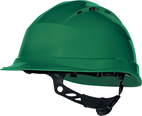 Delta Plus Quartz Up 4 Havalandırmalı Rotor Ayarlı Polipropilen Güvenlik Bareti Yeşil