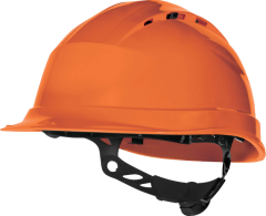 Delta Plus Quartz Up 4 Havalandırmalı Rotor Ayarlı Polipropilen Güvenlik Bareti Turuncu