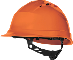 Delta Plus Quartz Up 4 Havalandırmalı Rotor Ayarlı Polipropilen Güvenlik Bareti Turuncu