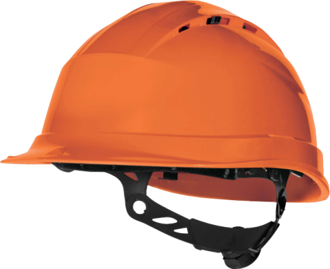 Delta Plus Quartz Up 4 Havalandırmalı Rotor Ayarlı Polipropilen Güvenlik Bareti Turuncu
