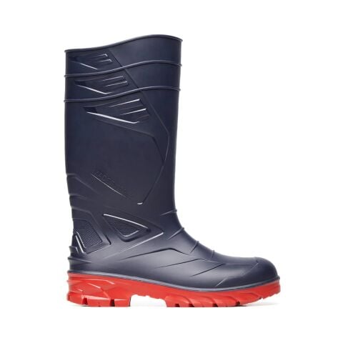 Exena Nitro Serisi Devil Blue Red S5 SRC Çelik Burun Çelik Ara Taban PVC İş Çizme