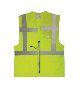 Uniwest Sarı Reflektörlü Mühendis Yeleği