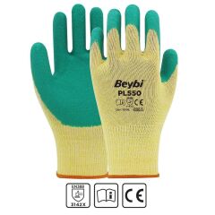Beybi PL550 Polyester Örme Lateks Eldiven