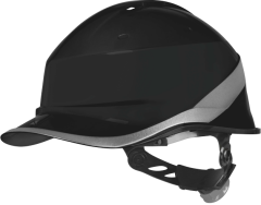 Delta Plus Diamond 6 Wind Havalandırmalı Rotorlu Abs Güvenlik Bareti Siyah