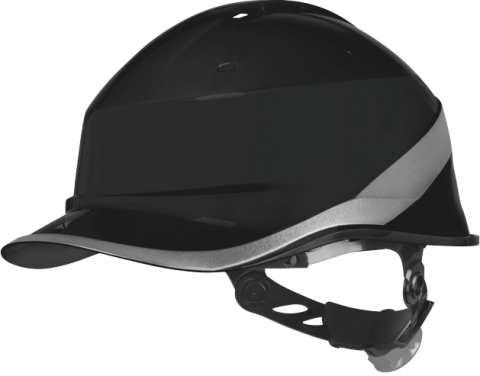 Delta Plus Diamond 6 Wind Havalandırmalı Rotorlu Abs Güvenlik Bareti Siyah