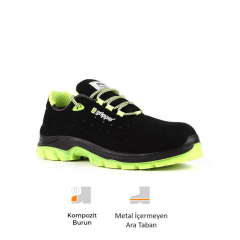 Mekap Gripper Amur GPR-155 S1P SRC Mikrofiber Süet Deri Kompozit Burun Kevlar Ara Taban Spor İş Ayakkabısı