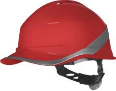 Delta Plus Diamond 6 Wind Havalandırmalı Rotorlu Abs Güvenlik Bareti Kırmızı