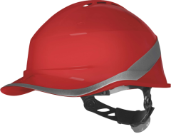 Delta Plus Diamond 6 Wind Havalandırmalı Rotorlu Abs Güvenlik Bareti Kırmızı