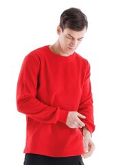 SafeSawa Regular Bisiklet Yaka Sweatshirt Kırmızı