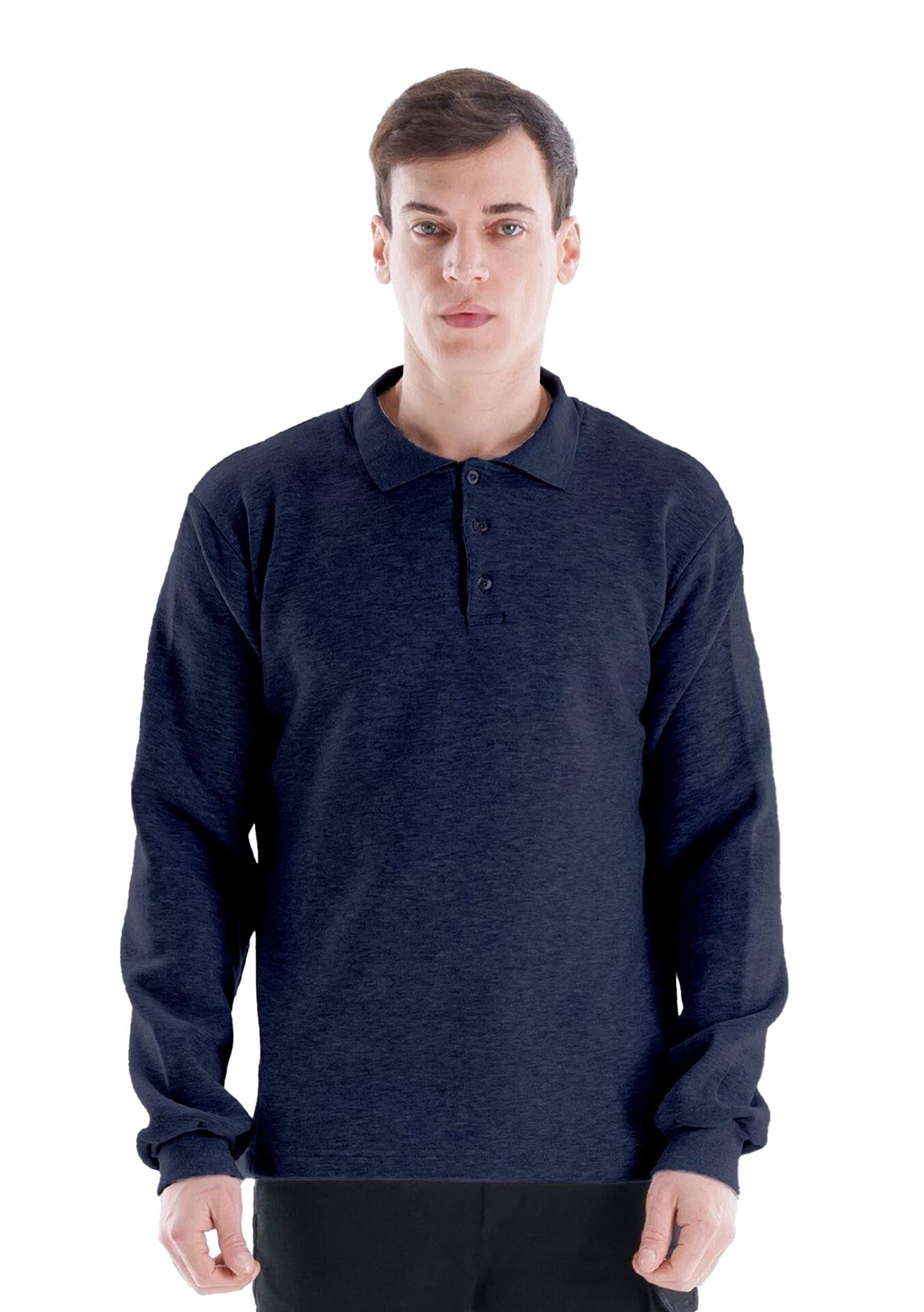 SafeSawa Elegans Polo Yaka Sweatshirt Lacivert