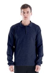 SafeSawa Elegans Polo Yaka Sweatshirt Lacivert