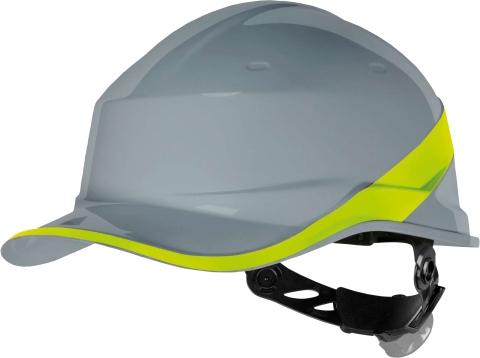 Delta Plus Diamond 5 Rotorlu Elektrik Yalıtımlı Abs Güvenlik Bareti Gri Sarı