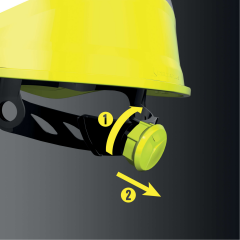 Delta Plus Diamond 5 Rotorlu Elektrik Yalıtımlı Abs Güvenlik Bareti Gri Sarı