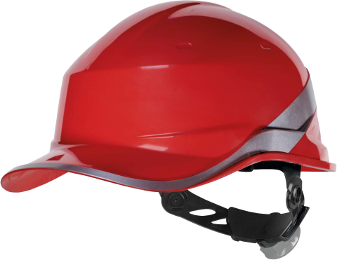 Delta Plus Diamond 5 Rotorlu Elektrik Yalıtımlı Abs Güvenlik Bareti Kırmızı