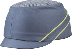 Delta Plus Air Coltan Havalandırmalı Şapka Baret 3 Cm Vizör Uzunluk Gri