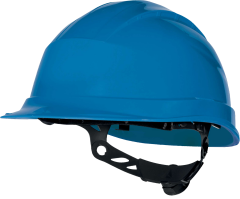 Delta Plus Quartz Up 3 Elektrik Yalıtımlı Rotor Ayarlı Polipropilen Güvenlik Bareti Mavi