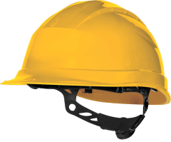 Delta Plus Quartz Up 3 Elektrik Yalıtımlı Rotor Ayarlı Polipropilen Güvenlik Bareti Sarı