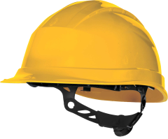 Delta Plus Quartz Up 3 Elektrik Yalıtımlı Rotor Ayarlı Polipropilen Güvenlik Bareti Sarı