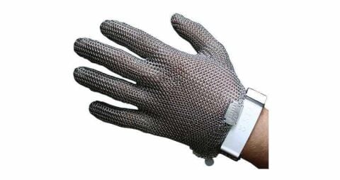 Starline Protec Gıda ile Teması Uygun Metal Örgü 5 Parmak Eldiven (Adet) EN 1082-1