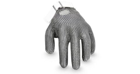 Starline Protec Gıda ile Teması Uygun Metal Örgü 5 Parmak Eldiven (Adet) EN 1082-1