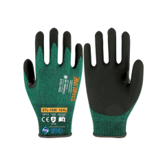 Starline STL-1008 1/2 Köpük Nitril Kaplı Polietilen+Fiberglas Astarlı Ekstra Parmak Arası Kaplı B Kesilmez İş Eldiveni EN388-4X31B