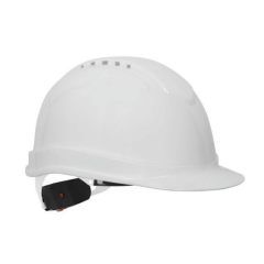 Essafe 1551B  Vidalı İçlikli 8 Nokta Bağlantı Ter Bantlı Eko Baret Beyaz