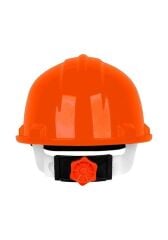 Essafe 1537 Vidalı İçlikli 6 Nokta Bağlantı Havalandırmasız Ter Bantlı Eko Madenci Baret Kırmızı