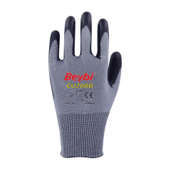 Beybi CU200B 1/2 PU (Poliüretan) Kaplı HDPE 13G Astar B Kesilme Dirençli İş Eldiveni EN388 3X42D