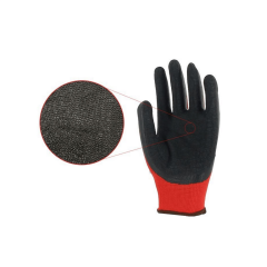 Starline E-45-KS 1/2 Lateks Kaplı Polyester Astarlı İş Eldiveni EN388-2131X