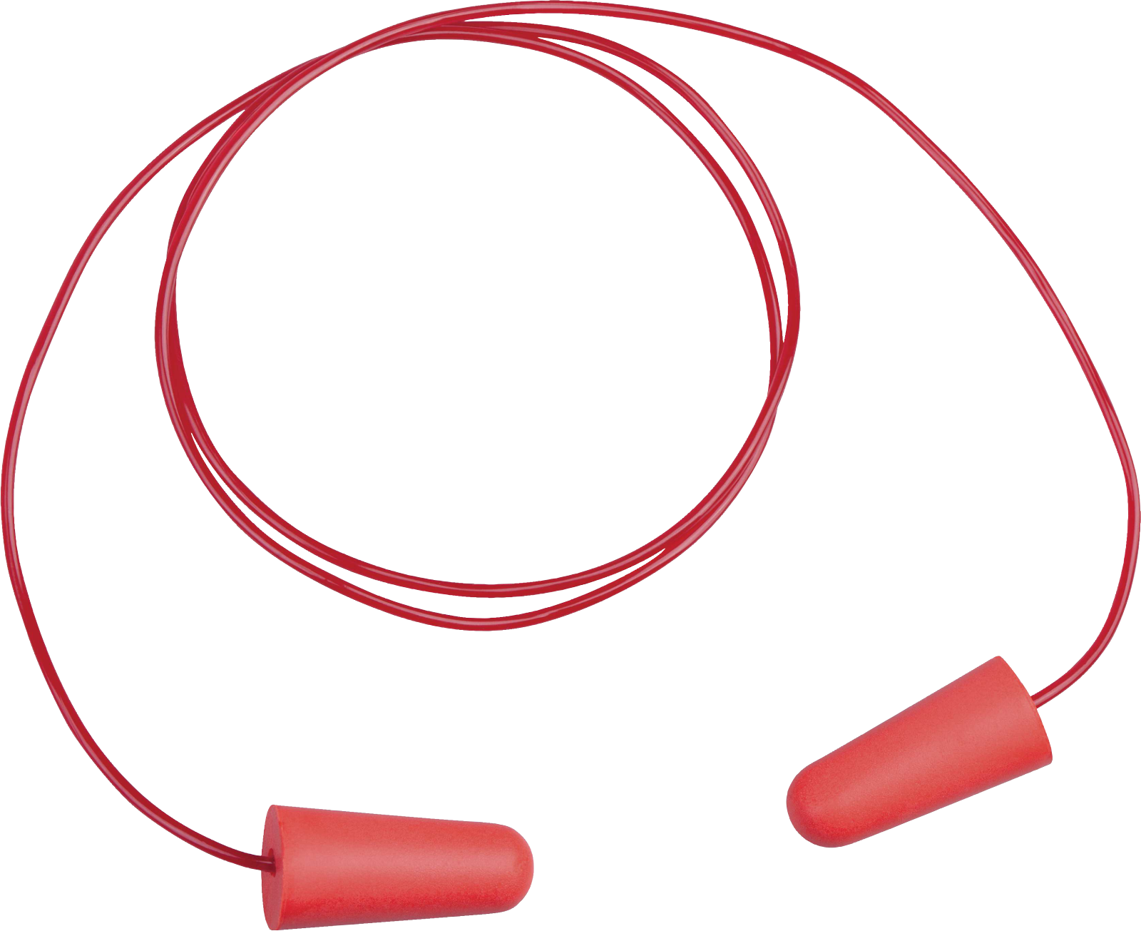 Delta Plus Conicco2V2 200 Plastik İpli Tek Kullanımlık Pu Kulak Tıkacı Kırmızı 37 Db 200 Çift