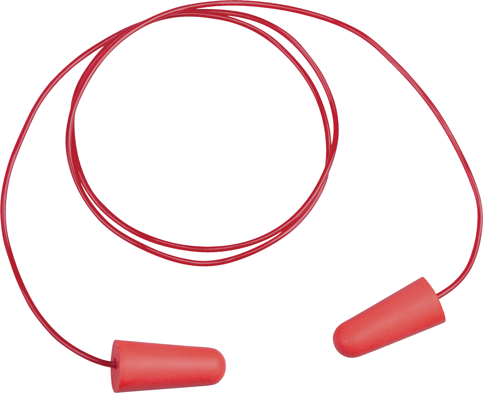 Delta Plus Conicco2V2 200 Plastik İpli Tek Kullanımlık Pu Kulak Tıkacı Kırmızı 37 Db 200 Çift