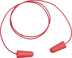 Delta Plus Conicco2V2 200 Plastik İpli Tek Kullanımlık Pu Kulak Tıkacı Kırmızı 37 Db 200 Çift
