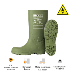 Kobalt Elektrikçi Çizmesi S5 SRC Kompozit Burun + Kevlar Ara Taban