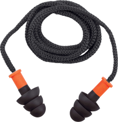 Delta Plus Conicfir 050 Naylon İpli Çam Tipi Kulak Tıkacı Siyah 34 Db 50 Çift