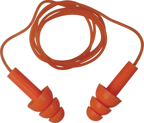 Delta Plus Conicfit 100 Pvc İpli Çam Tipi Silikon Kulak Tıkacı Turuncu 32 Db 100 Çift
