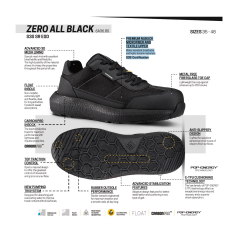Toworkfor Zero Gravity Collection Zero All Back S3 SRC ESD Kompoizt Burun İş Ayakkabısı