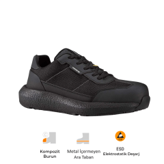 Toworkfor Zero Gravity Collection Zero All Back S3 SRC ESD Kompoizt Burun İş Ayakkabısı