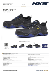 HKS® Beta 1 (N) TP S3S I HI I CI I SR I FO İş Ayakkabısı