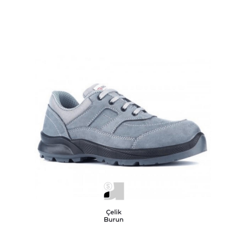 Segura Etna SGR-21 S2 SRC Gri Mikrofiber Deri Bağcıklı Çelik Burun İş Ayakkabısı