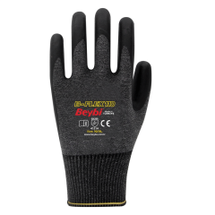 Beybi B-Flex 110 1/2 Köpük Nitril Kaplı Polyester Astar 13G A kesilme Dirençli İş Eldiveni EN388 4121A