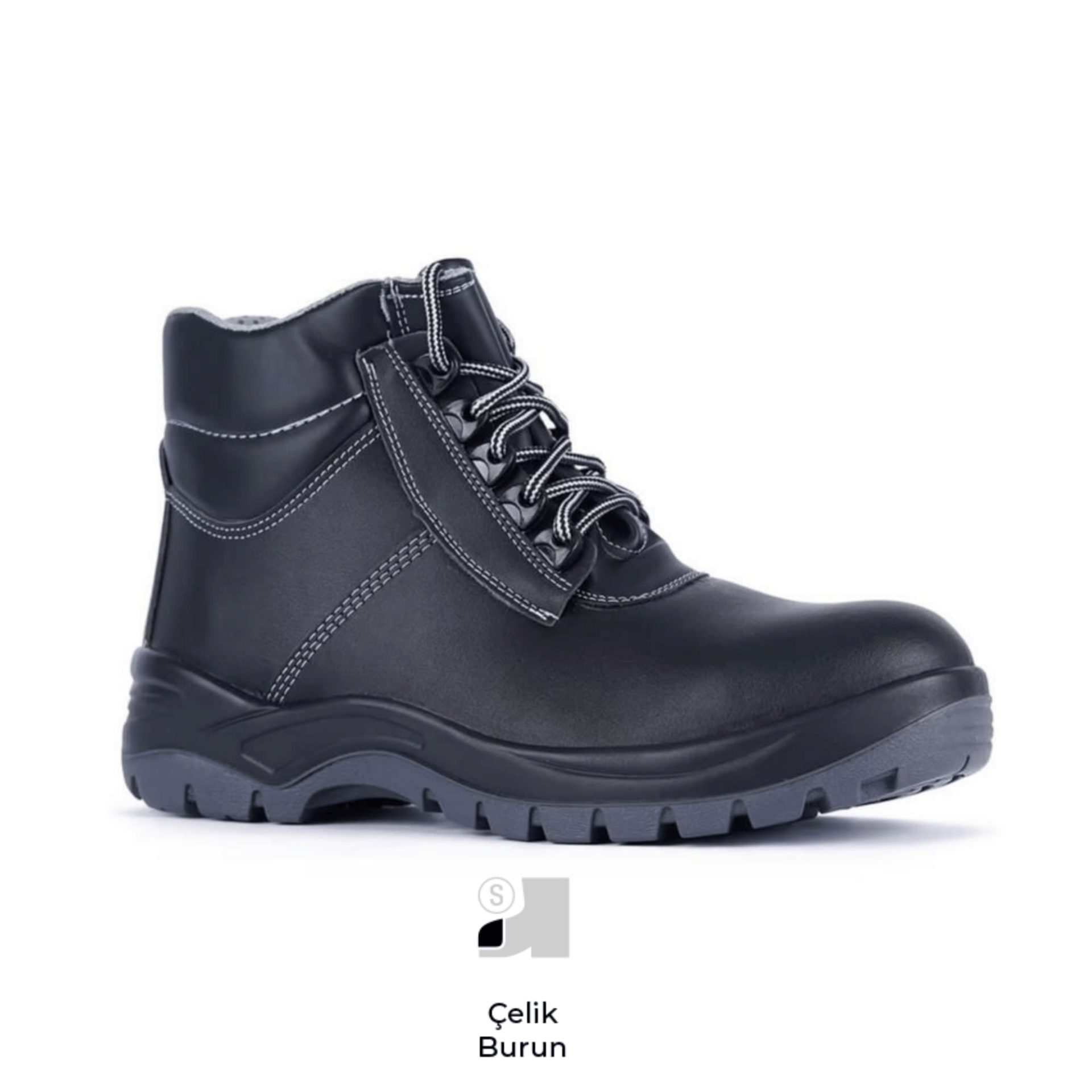Mekap Pro Loader 023 S2 SRC Vidala Deri Çelik Burun İş Botu 39