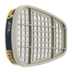 3M™ 6057 ABE1 Organik İnorganik Asit Gaz ve Buhar Filtresi (2'li Paket)