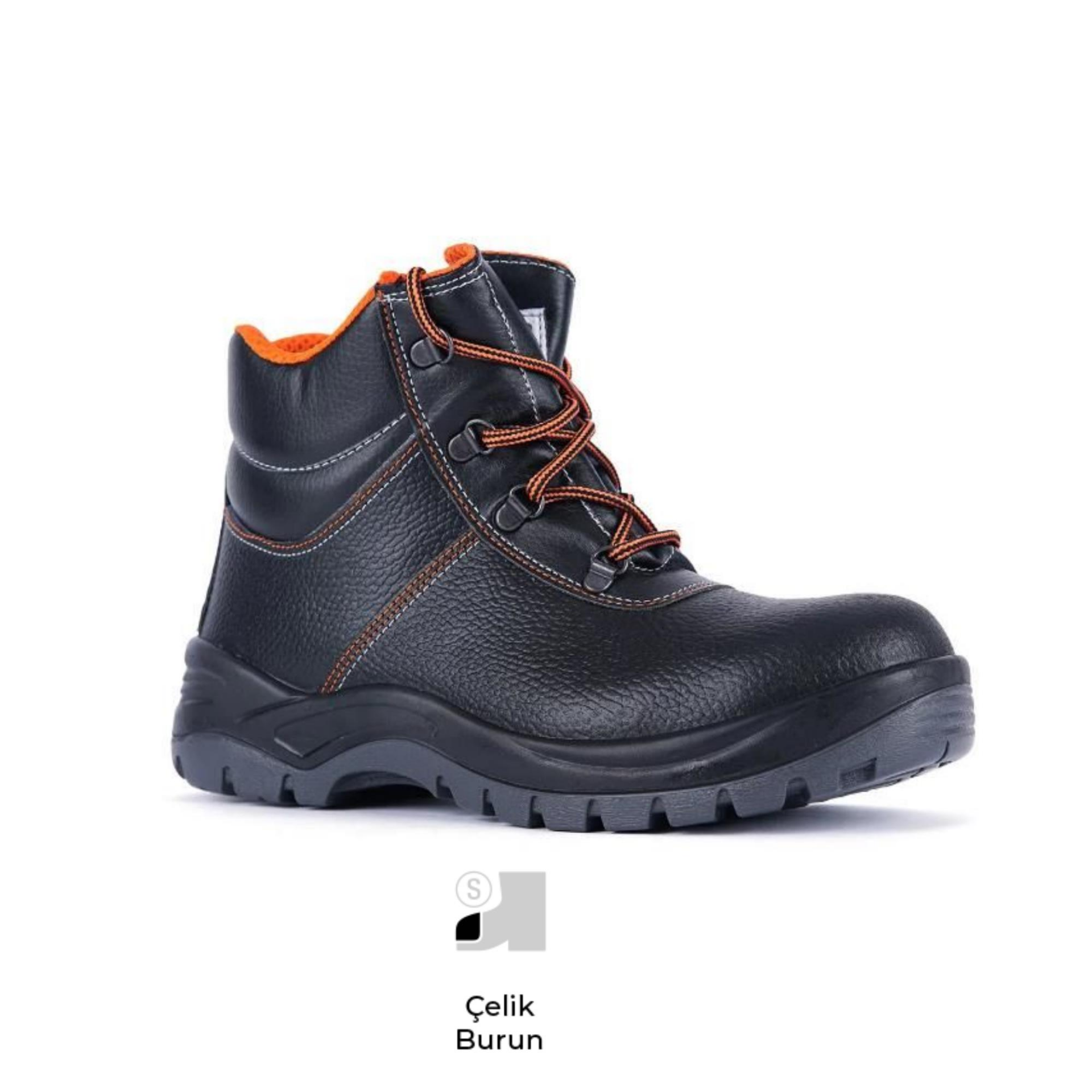 Mekap Pro Jüpiter 023 S2 SRC Baskılı Deri Çelik Burun İş Botu