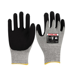 Starline E-135505 1/2 Köpük Nitril Kaplı Naylon Astarlı B Kesilmez Eldiven EN388-4243B